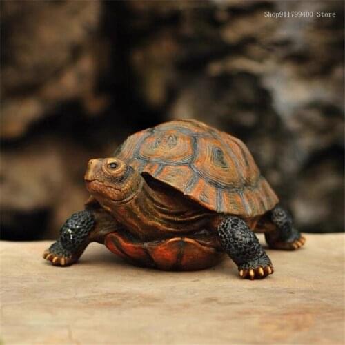 Simulated animal Fake Turtle resin model decoration outdoor garden courtyard home pool fish tank decoration statue