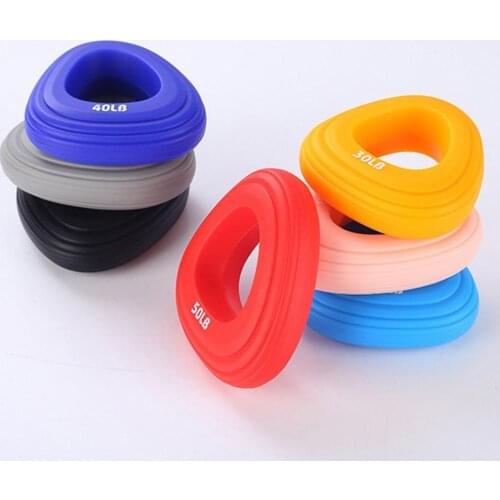 Hand Gripper Flexible Elastic Strengthener Silicone Triangular Finger Gripper Trainer Office Fitness Equipment Accessories
