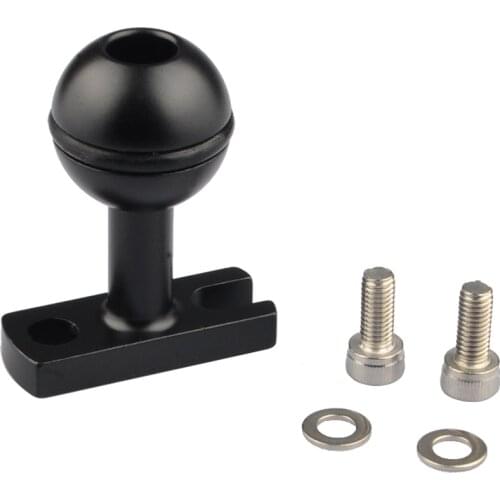 MINIFOCUS 1" Ball Head Base Adapter for Underwater Housing Camera Tray Handle Arm System