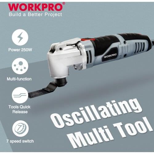 WORKPRO Oscillating Multi-Tool Multifunction Power Tools Home Renovator Tool DIY Woodworking Tool With Accessory Kit