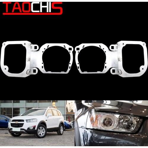 TAOCHIS Car Styling frame adapter module set DIY Bracket Holder for Chevrolet Captiva 2012 Hella 3 5 G3 G5 Projector lens