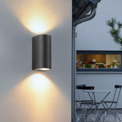 Wall Outdoor Light Ip65 Lamp Porch Waterpoof Black COB Led Outdoor 6W 10W Outdoor Lighting Wall Lamps