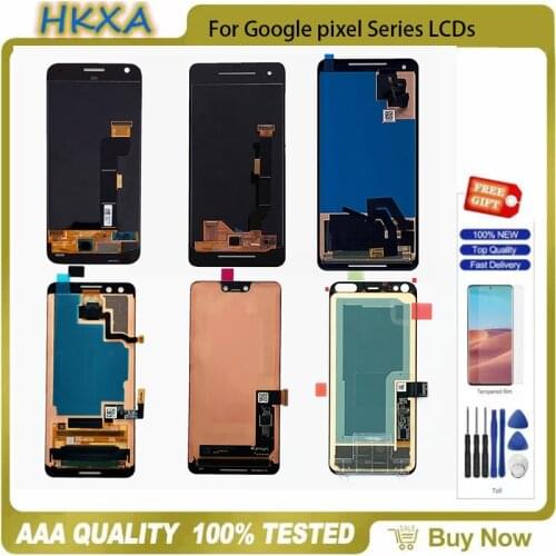 Original AMOLED For Google Pixel 4 4XL 4A 4G 5GPixel 3 3XL Pixel 5 LCD Display Touch Screen Digitizer ScreenScreen Replacement