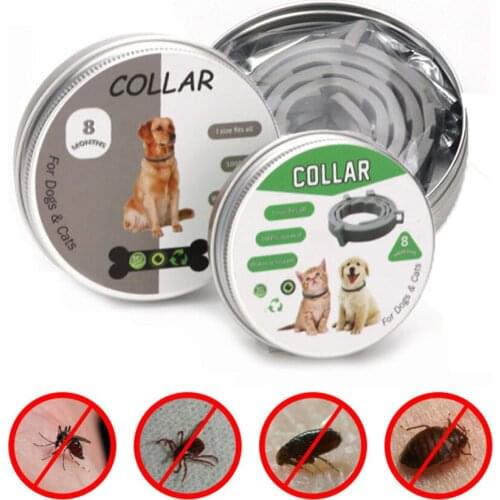 Pet Vitro Insect Repellent Collar Protects Health Cat Dog Prevents Outdoor Flea Lice Mosquito Bites Adjustable Rubber Necklet