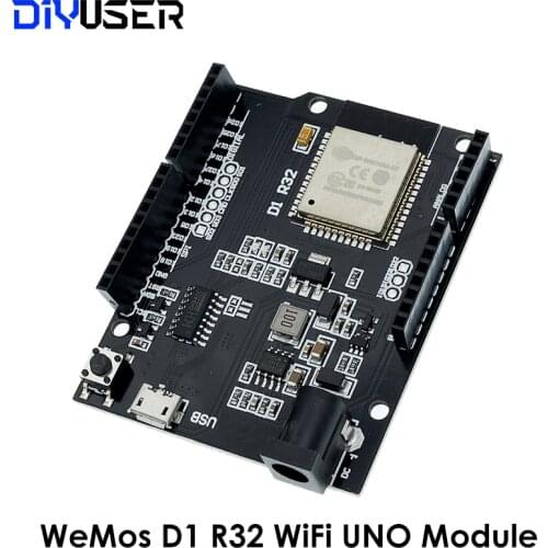 For Wemos D1 ESP32 ESP-32 WiFi Bluetooth 4MB Flash UNO D1 R32 Board Module CH340 CH340G Development Board For Arduino