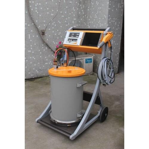 Whole set OptiStar CG07 Electrostatic powder coating machine with spray gun
