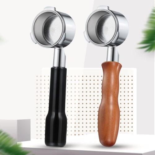 51mm Wood Bottomless Portafilter for Filter Basket Replacement Homix,Geepas,Gypas,Sachi,Homelec,Donlim,Nikai Coffee Machine