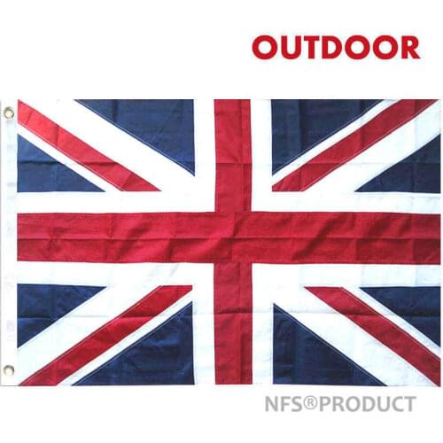 Stitching UK Flag United Kingdom Great Britain 90x150cm Durable Waterproof Nylon Decorative Home Outdoor Flags and Banners