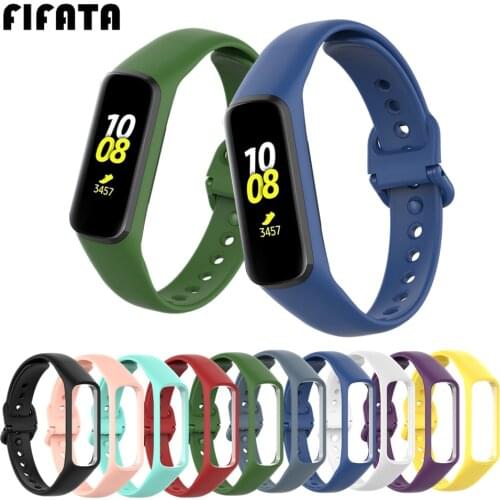 FIFATA Sport Wrist Strap For Samsung Galaxy Fit-e R375 Smart Watch Band Soft Silicone Bracelet Replacement Wristband Accessories