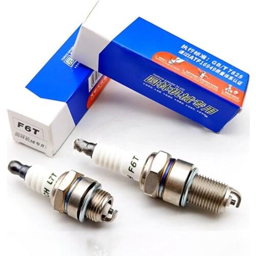 Gasoline Engine Spark Plug BM6A/ F6T Spark Plug for Two/ Four Stroke Logging Saw Lawn Mower Brush Cutter Hedge Trimmer