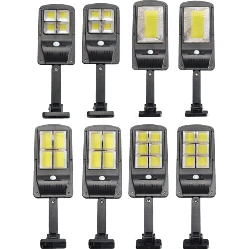 50W/100W/200W/300W Solar Powered LED Street Lamp Flood Light for Garden Courtyard Baseball Court