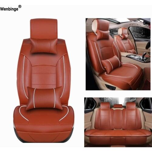 Universal Leather car seat cover For Hyundai Honda Accord FIT CITY CR-V XR-V Odyssey automobile armchair accessories car-styling