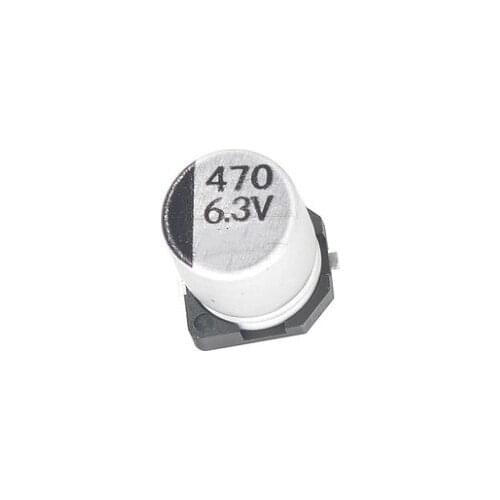 High quality 200pcs/lot SMD electrolytic capacitors 470uf 6.3V 6*7MM