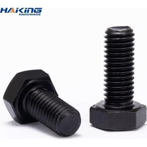 Carbon Steel 8.8 Grade Hex Bolts High Strength International Standard Hex Screws M4/ M6 / M8 / M10 / M12