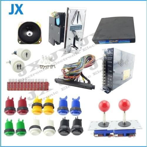 1 kit New amusement multi video games 520 in 1 PCB game board kits Just Another Box 3 CGA & VGA Arcade Game Cabinet