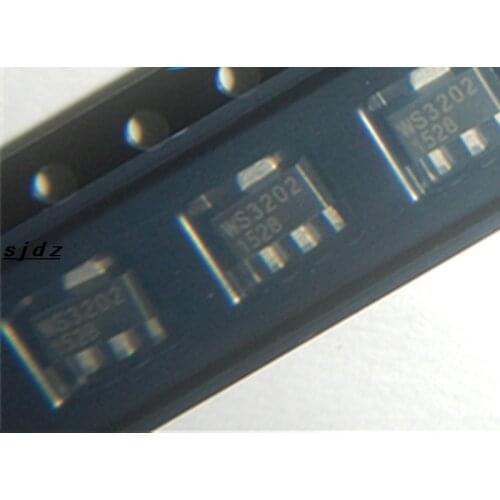 10pcs WS3202 SOT89 WS3202K-3/TR