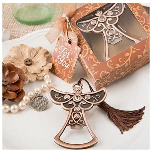100pcs Angel Bottle Opener Wedding Favors Gifts Wedding Gifts For Guests Wedding Souvenirs Wedding decoration #FHC57