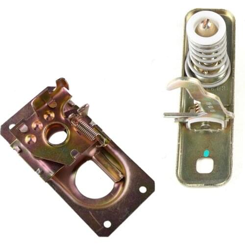 2Pcs Car Front Trunk Upper Lower Hood Latch Lock Metal 191823507 191823509 Fit for VW Campmobile Eurovan Golf Jetta