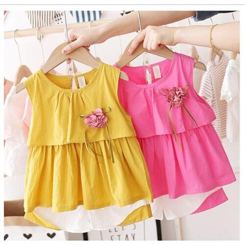 2020 baby girls dresses summer school style dresses patchwork dress casual dress girls dresses 32