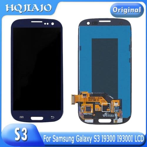 Original For Samsung Galaxy S3 LCD Display Touch Screen Digitizer Assembly For Samsung Galaxy S3 I9300 I9300I LCD