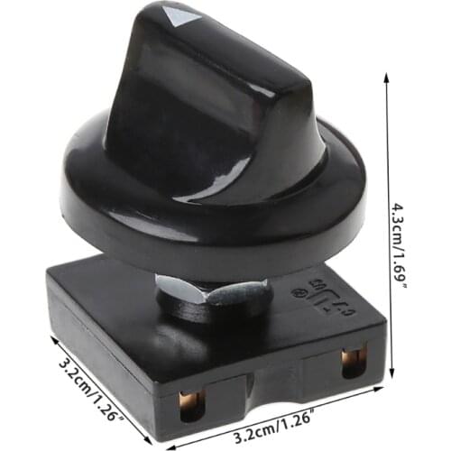 4-Position 3-Speed Fan Selector Rotary Switch Governor with Knob 13AMP 120V-250V 83XA