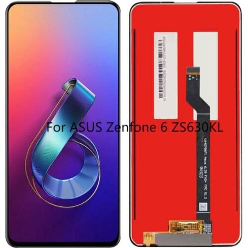6.4-inch original display for ASUS Zenfone 6 2019 ZS630KL LCD touch screen digitizer ASUS Zenfone 6 ZS630KL 6Z LCD monitor