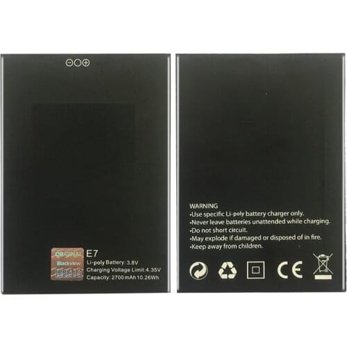 2700 mAh Mobile Phone Battery For Blackview E7 / E7S E7 S
