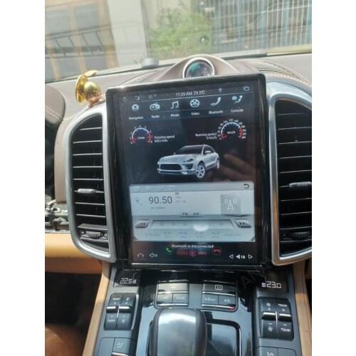 Car radio audio 2 din android stereo receiver FOR Porsche Cayenne 2011-2016 tesla vertical car GPS navigation video DVD player