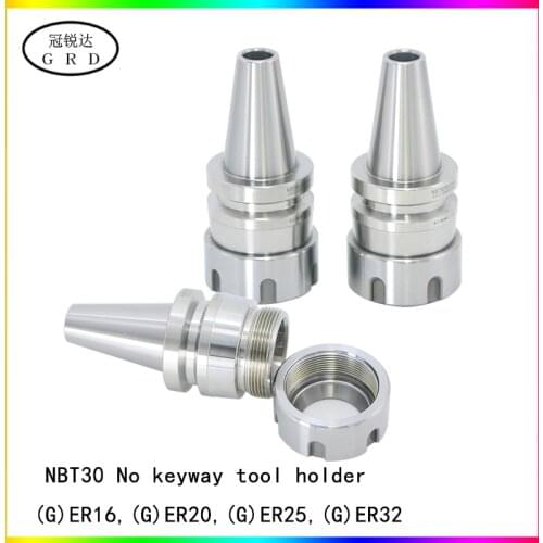 NBT30 ER16 ER20 ER25 ER32 GER16 GER20 GER25 GER32 tool holder NBT30 ER GER No keyway tool holder High precision speed holder