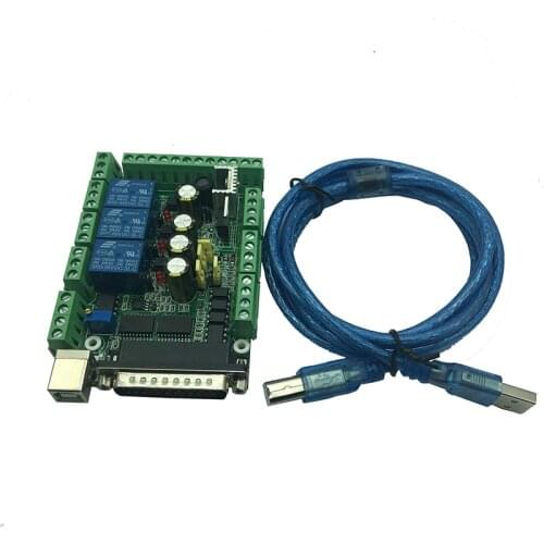 DIY Engraving Machine MACH3 USB CNC 6-axis Interface Breakout Board Adapter
