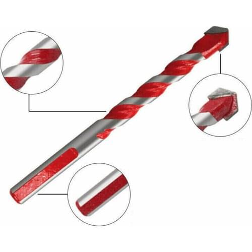 Drywall Drill Bits 5pcs/Set Orange Multifunctional Carbide Ceramic Glass