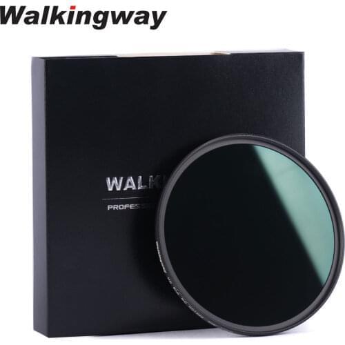 WalkingWay HD Slim Camera Lens Filter ND1000 Fader Variable ND Filter Neutral Density for Nikon Canon Sony 52 62 67 72 77 82mm