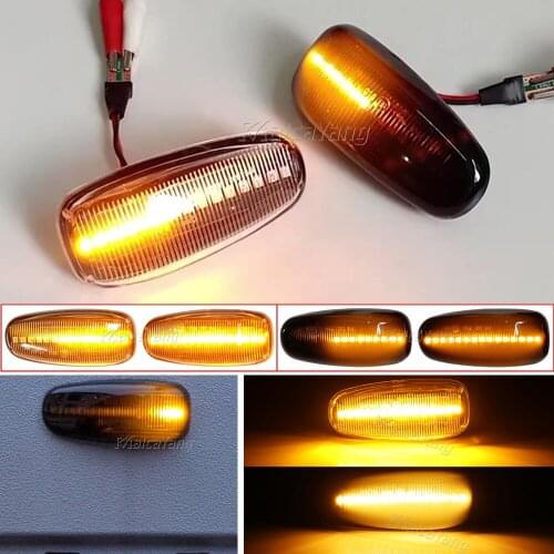 Dynamic Turn Signal LED Side Marker Light Indicator For Mercedes Benz V-Class W638 ML-Class W163 CLK-Class W208 C208 A208 CLK320