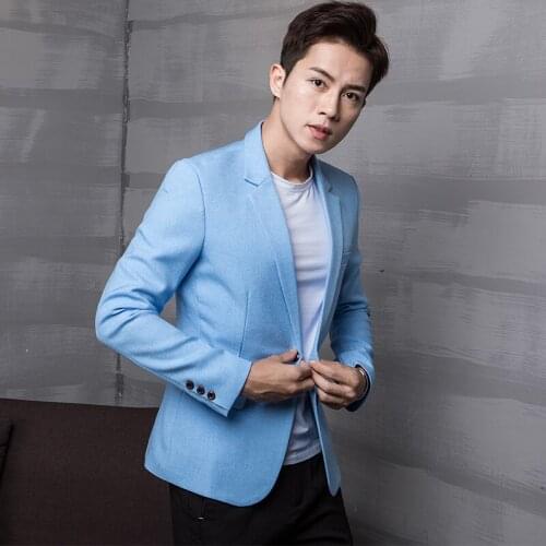Mens Casual Suits Slim Korean Version of The Trend of Handsome Spring Small Suits Mens Jackets Youth Jackets Single Piece