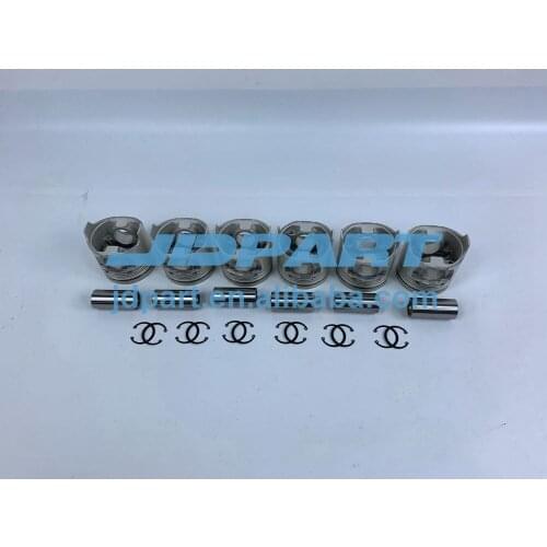 6D31 Cylinder Pistons Set For Mitsubishi