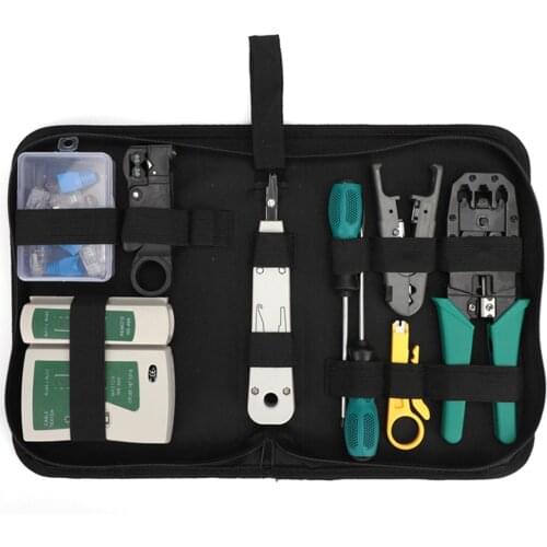 2KT-2172 Stripping pliers hardware tool kit cable combination installation network kit hand tool set Network Repair Tool Kit