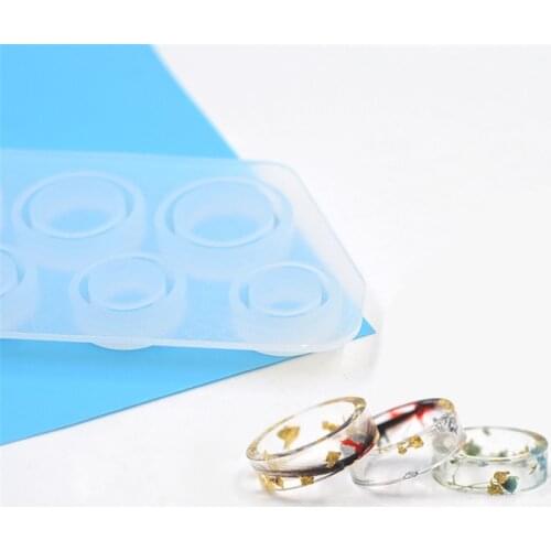 DIY Crystal Epoxy Drop Jewelry Ring Mold Earring Pendant Ring Silicone Mold Decoration Craftsmanship Handmade Design Carfts