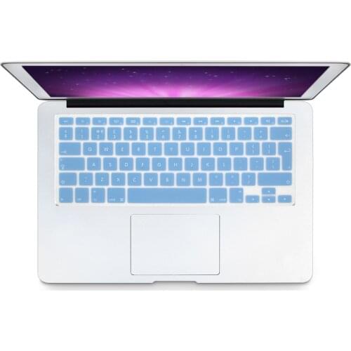 EU/UK ISO English Silicone Keyboard Cover for MacBook Old Pro 13" 15" 17" (with or Without Retina Display) /Old MacBoook Air 13"
