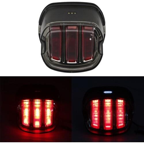 LED rear tail light Brake light Motorcycle For Fatty 883 1200 Gliding Brake light
