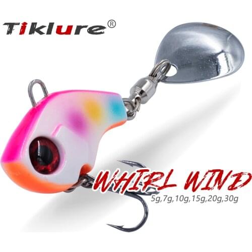 Tiklure Vib Vibrating Blade Lure Tails Perch Spinner Sea Fishing Lures 5g 7g 10g 15g 20g 30g Metal Jig Fishing Accessories