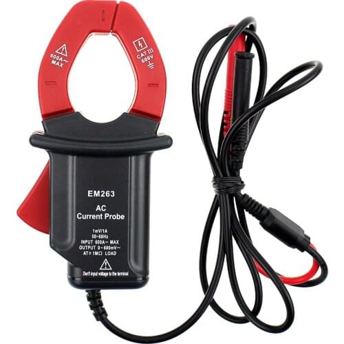ALL SUN EM263 Compact Current Probe Clamp With Multimeter Digital Clamp Meter Frequency Volt Output Electrical Instruments