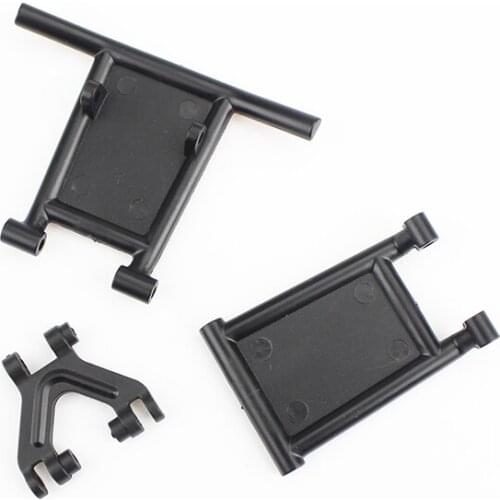For Wltoys 124018 1/12 RC Car Upgrade Parts RC Car Front & Rear Bumper Anti-Collision Bar Spare Accessories
