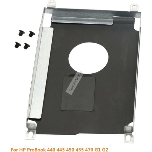 SATA Hard Disk Drive HDD SSD Caddy Frame Tray Adapter Bracket with Screws for HP Probook 450 440 445 455 470 G1 G2