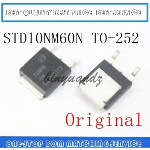 10PCS~50PCS STD10NM60 STD10NM60N 10NM60N TO-252