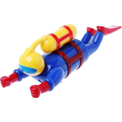 2018 New Swimmers Scuba Diver Toy Wind Up Clockwork Sea Baby Bath Toy Kids Toy