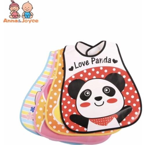 3 Pcs/Lot Baby Bibs Waterproof Babador Baberos Cartoon Style Girls Boys & Burp Clothes 0-3 Years