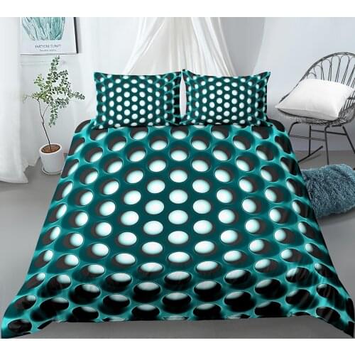 3D Luxury Bedding Sets Geometric Print Duvet Cover Pillowcase 3pcs Twin Queen King Size Bed Clothes For Home