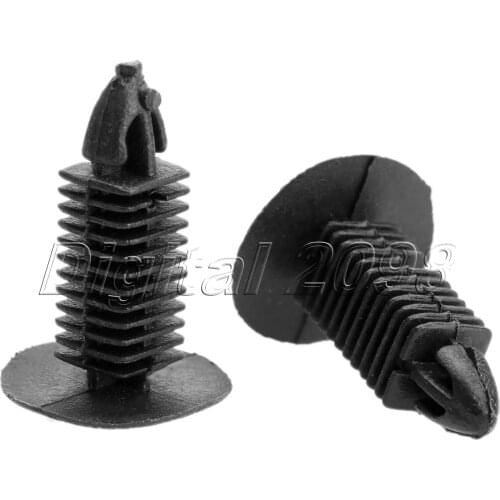 Yetaha 50Pcs 8mm Hole Auto Fastener Plastic Clip Bumper Retainer Fender Door Panel Rivet for Car Styling Automobiles Replace Kit