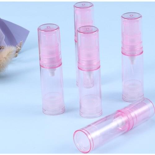 6pcs Travel Pump Empty Spray Emulsion Bottle Empty Airless Pump Plastic Bottles Vacuum Pressure Emulsion Bottle With Lotion Pump