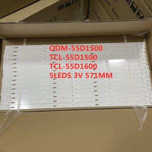 8PCS/LED Backlight strip 55D1600 ODM-55D1500 TCL-55D1600 55L2600C 55L26CMC 55U3600C 4C-LB550T-HR1 YHA